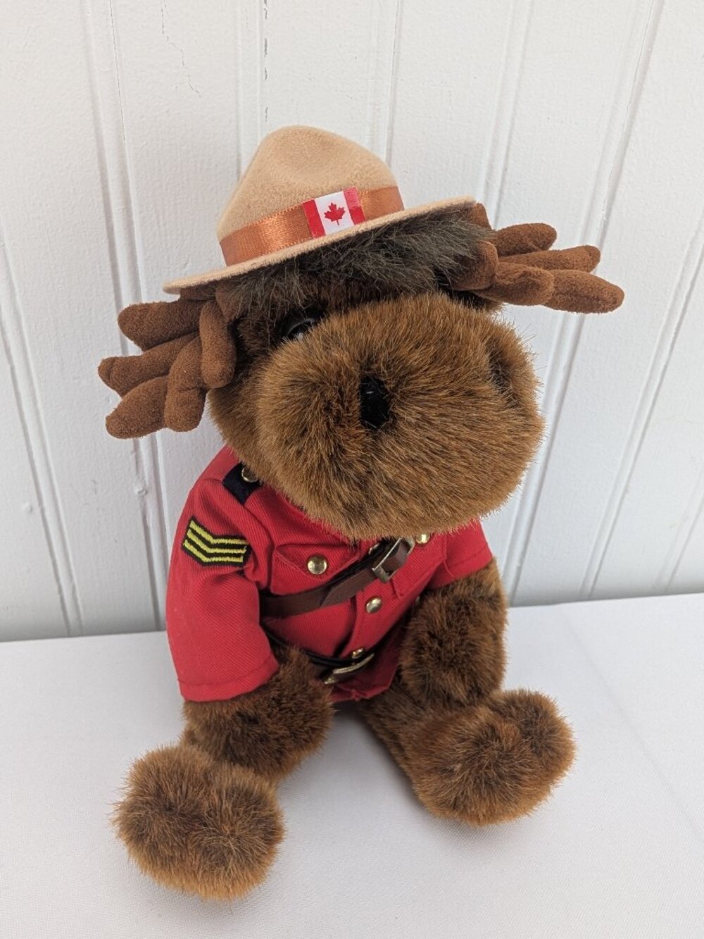 RCMP GRC Sergeant Bullmoose Stuffed Animal House Canadian Officer 10" Plush
